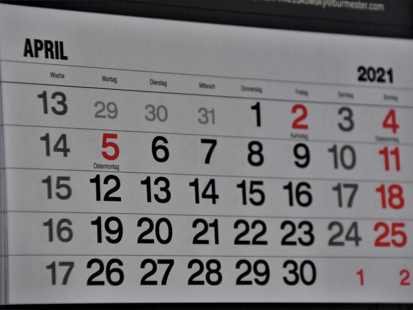 Kalender (c) www.pixabay.com