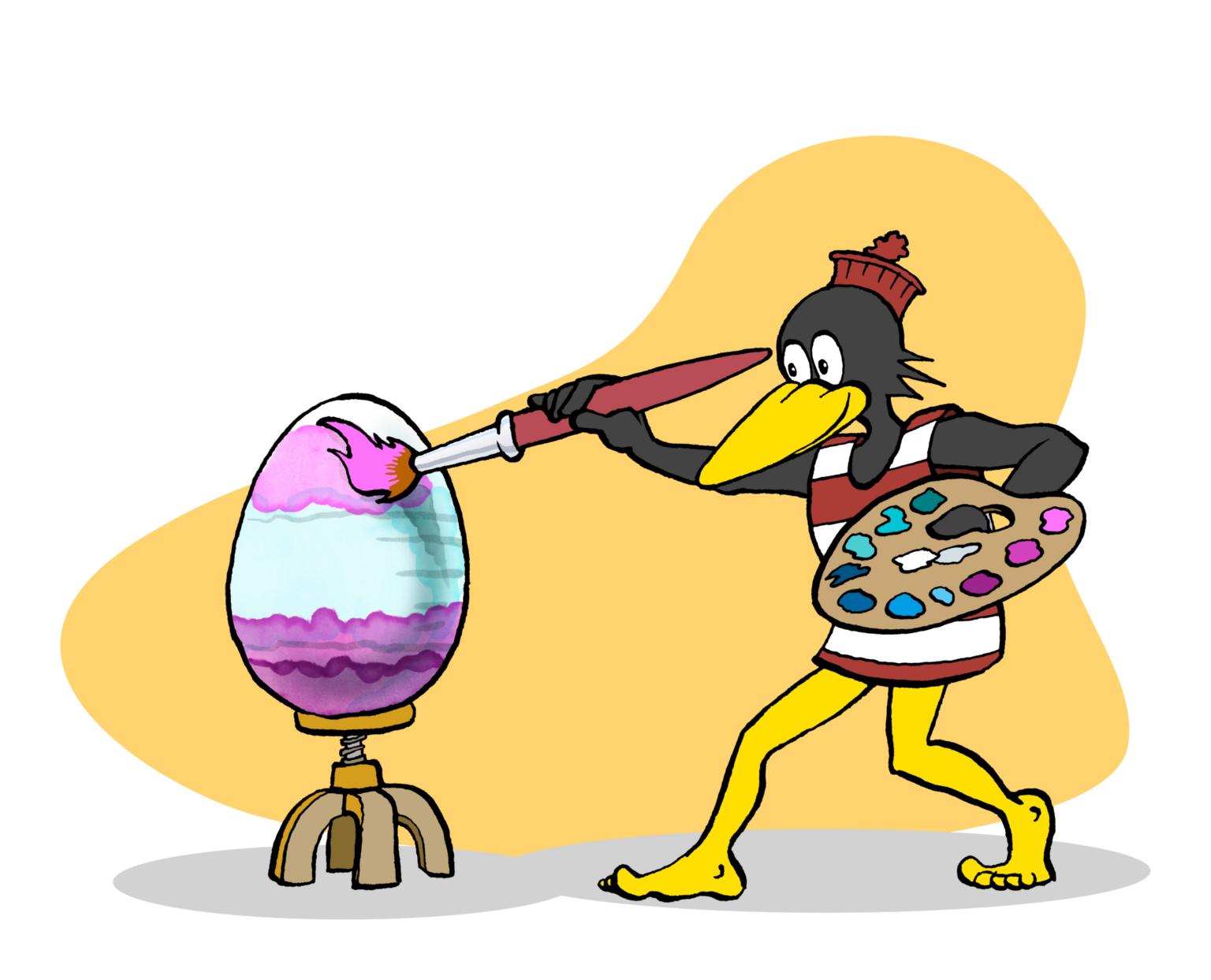 Fridolin_2024_Osterei_4c_ohne (c) Borromäusverein e.V.